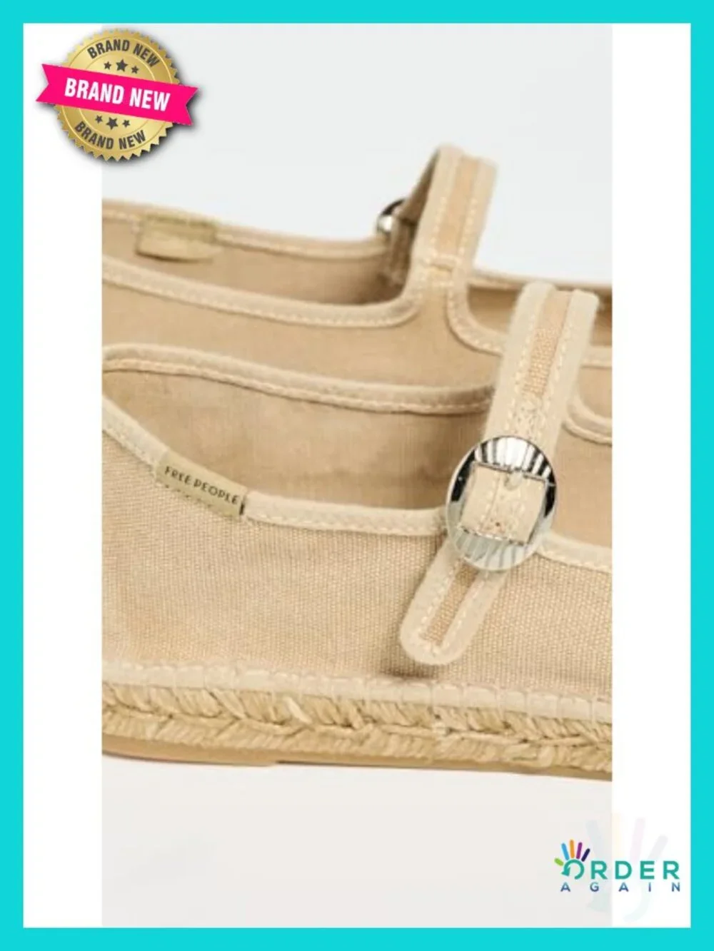 Espadrilles with Adjustable Buckle Strap Espadrille Flat